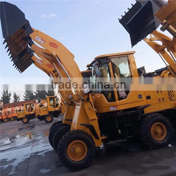 4x4 Compact Tractor With Loader and Backhoe