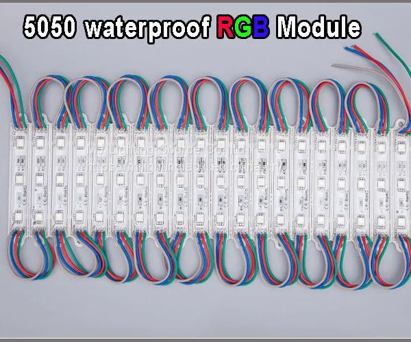 5050 RGB LED Light 12V RGB Colorchanging Modules for Outdoor Advertisment Signage photo-3