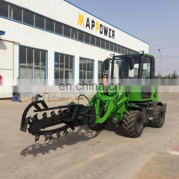 4wd Hydrostatic Transmission Front Loader With 3 Cylinders Engine , Mini Wheel Loader photo-5