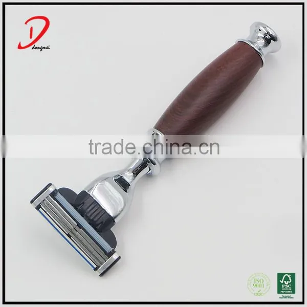 High Quality Silvertip Badger Hair Shaving Brush Shaving Stand and Razor Metal Shaving Brush Set photo-5