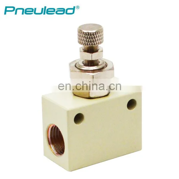 QS Series One Way Throttle Valve Manual Pneumatic Flow Control Valve photo-3