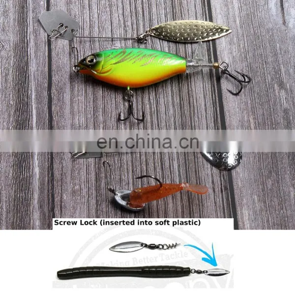 JOHNCOO DIY Spinner Lures Fishing Tackle Pesca Accessories Metal Sequins Lures Blade Spin photo-3