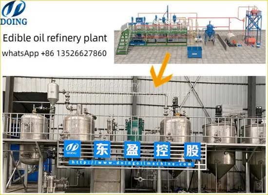 Edible Oil Refining Machine Cooking Oil Refining Plant Different Capacity Refining Machine