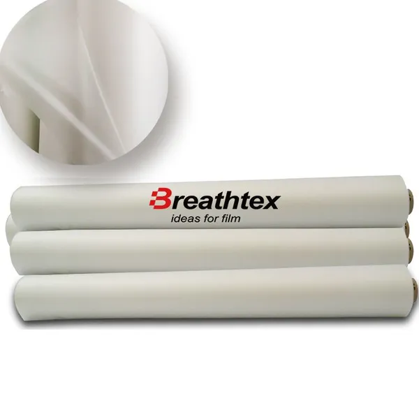 China Manufacturer Cheap Price Low Breathable Waterproof White TPU Membrane Breathable Laminated TPU Polyurethane Film photo-2