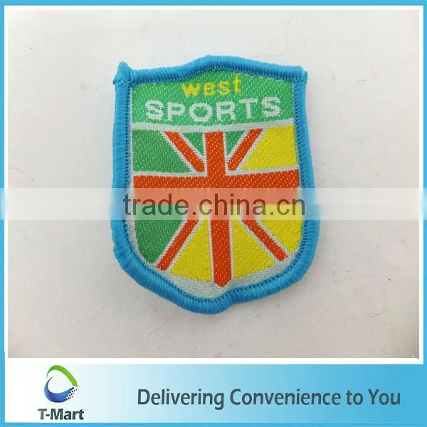 New Design Embroidery Badge/Sticker/patch Design Woven Label for Clothings, Bags, and Garments