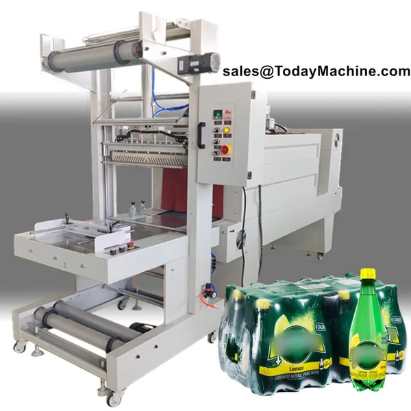 Automatic Plastic PE Film Side Flow Sleeve Shrink Wrapping Machine for Boxes Bottles photo-3