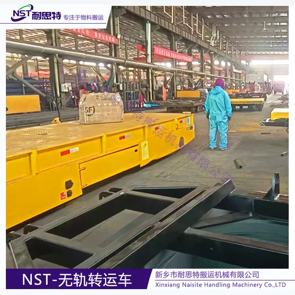 75 Ton Battery Motorized Industrial Rail Transfer Trolley for Factory Material Transport photo-3