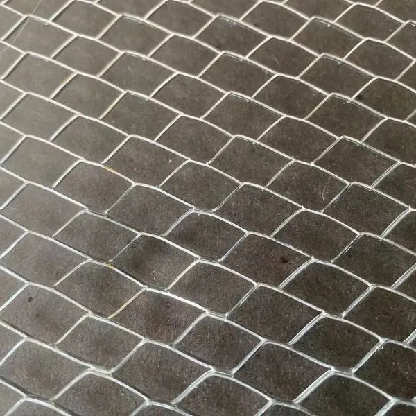 27*97 Inch Modern Flat Expanded Metal Lath Panels Durable Carbon Steel Diamond Lath for Commercial Building Stucco Wall Floor photo-6