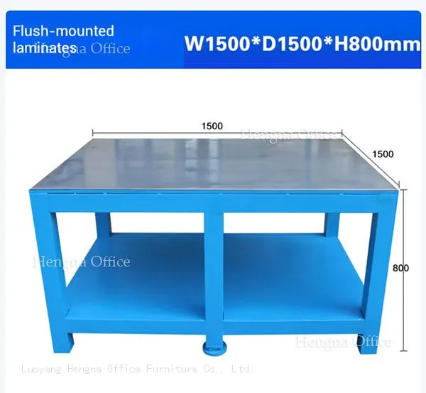 16mm Steel Plate Stamping Die Maintenance Table — 4-Drawer | for Press Shops | Shock Damped
