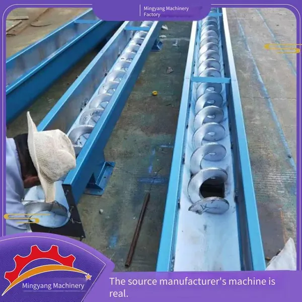 165 Round Tube Feeder, Leaf Thickened Coal Ash and Cement Powder Elevator, Stainless Steel Screw Rice Feeder photo-3