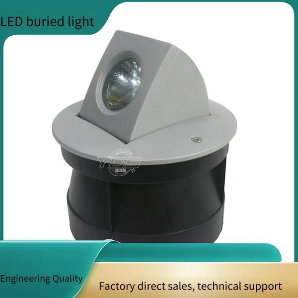 Led Outdoor Waterproof Semi-buried Ground Lights, Cob Adjustable Angle, Single Color Constant Light, Dmx512 Protocol photo-3