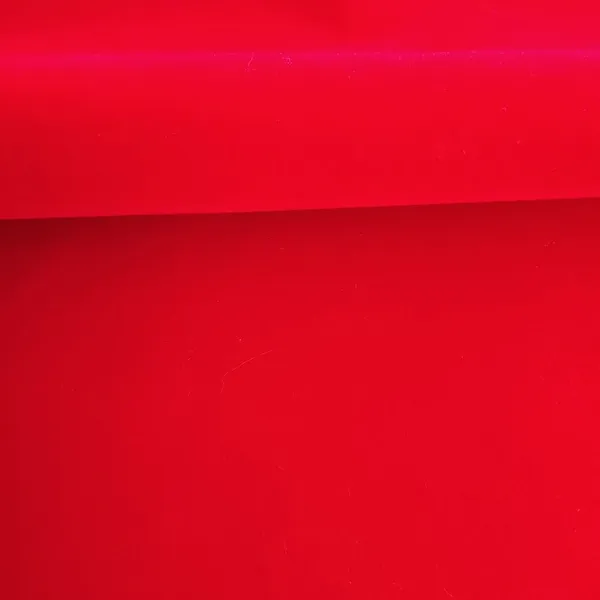 Red Flocking Velvet | Polyester Flocked Fabric | Nylon Flcok Velvet | Flocking Velveteen Fabrics Supplier