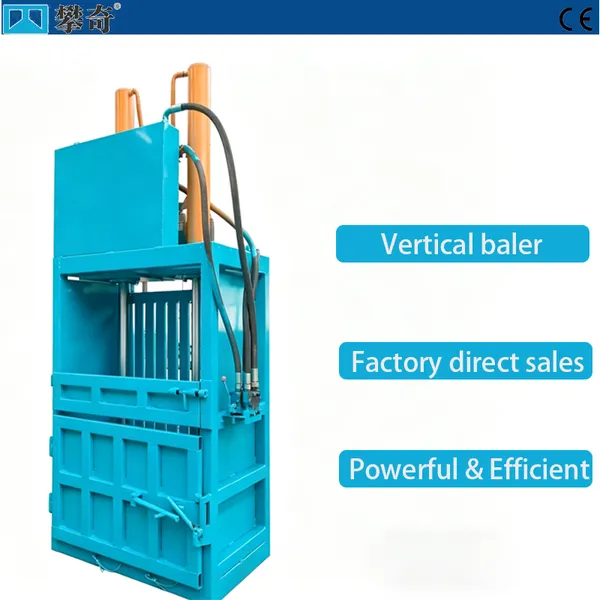 High-efficiency and Labor-saving Vertical Hydraulic Waste Paper Baler photo-2