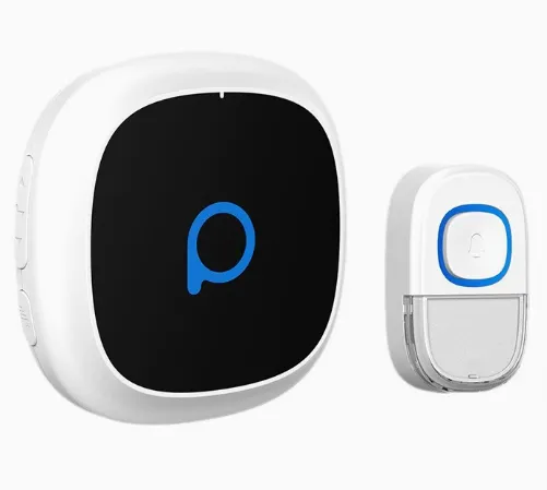 New Wireless Doorbell, Intelligent Voice Doorbell, Plug-in Flashing Light Doorbell (wechat:13510231336)