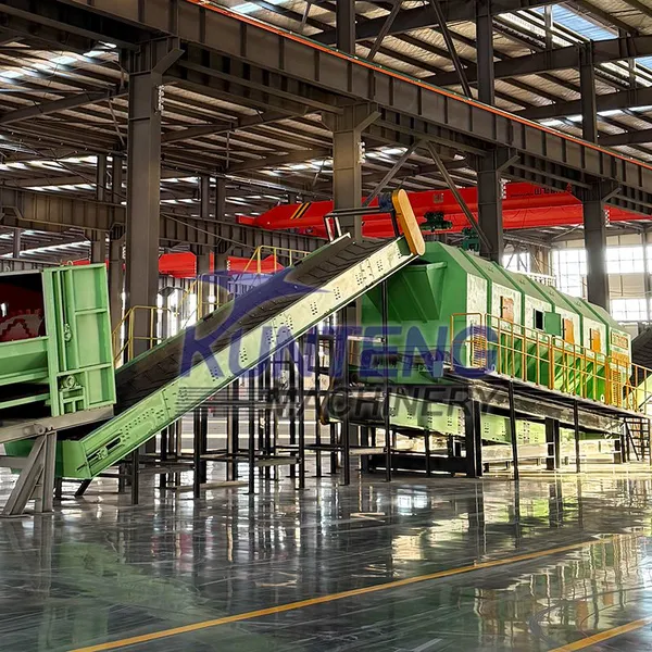 Construction Waste Classification Equipment Equipped With Chain Plate Conveyor EPC