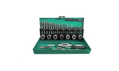 32Pcs Metric Tap And Die Set With Metal Storage Box