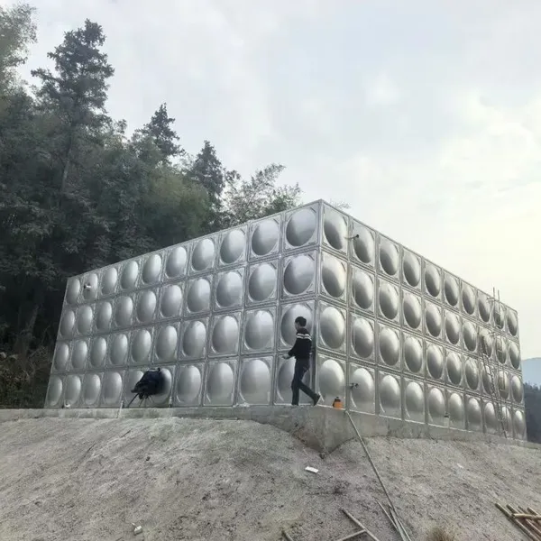 Export Grade Porcelain Enamel Steel Sectional Water Tank for Chemical Resistant Storage photo-2