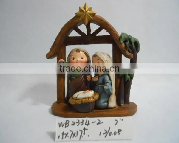 Polyresin Religious Nativity Set Religious Item Home Decoration Desktop Decoration photo-3