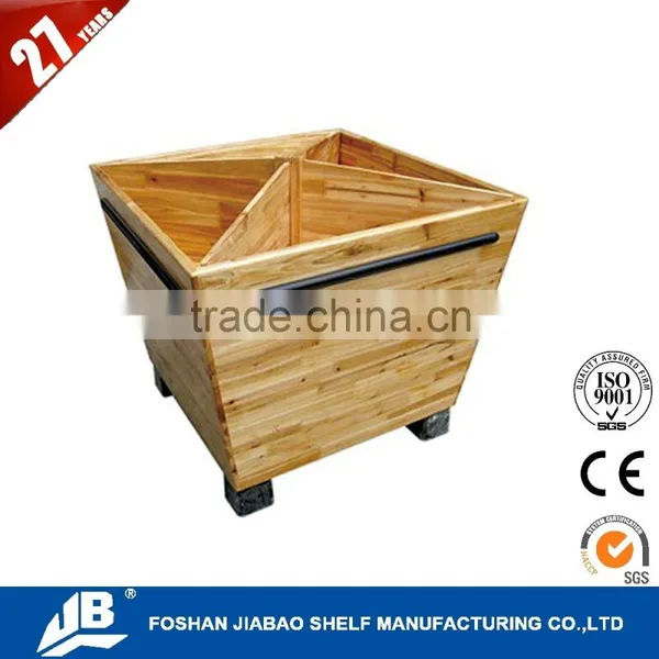 Foshan Jiabaowood Rice Display Rack Wooden Display Rack