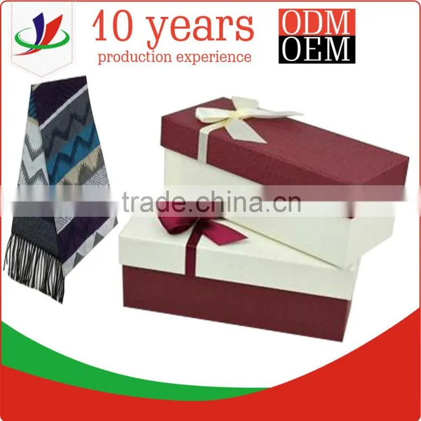 Custom Made Empty Small Gift Boxes for Scarf photo-4