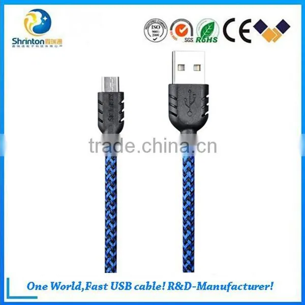 Hot Selling Remax Nylon Braided Usb Cable High Quality Led Usb Charging Cables photo-2