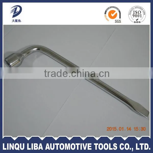 Metric High Qualtiy Carbon Steel L Shape Wheel Wrench For Trucks photo-2