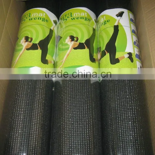 6mm Pvc Yoga Mat Black