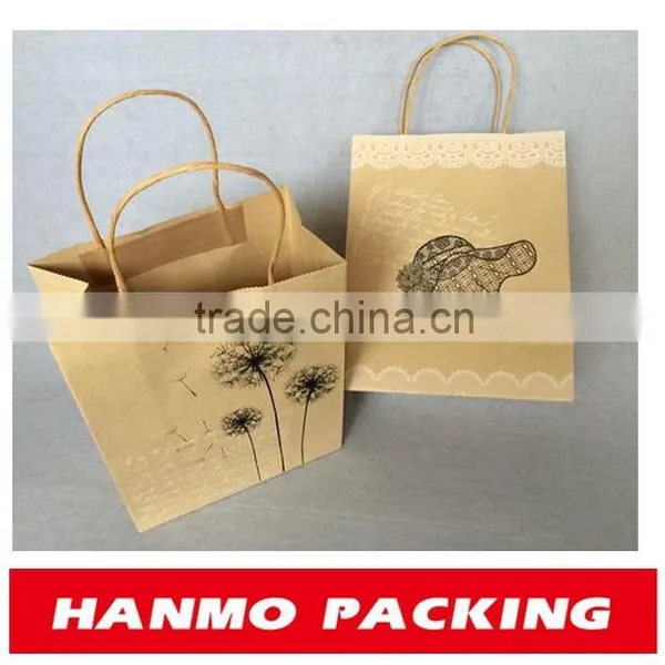Plain Cheap Brown Paper Bags With Handle photo-2
