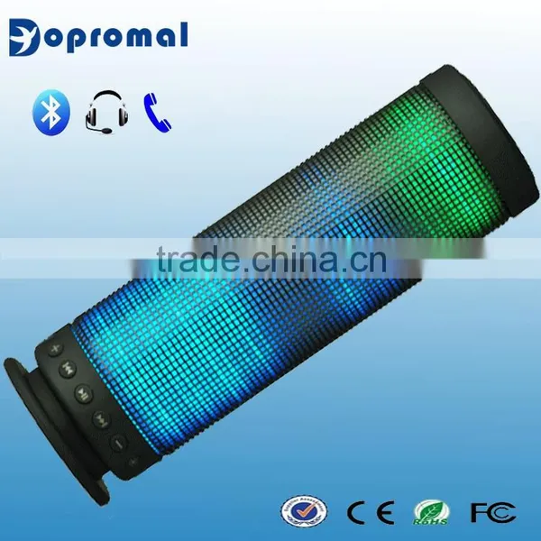 2016 2300mah Battery Long Playing Time LED Light Wireless Bluetooth Speaker Quality Choice photo-2