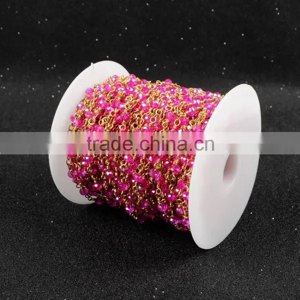 Natural Red Agate Stone 5mm Round Faceted Beaded Rose Quartz Beads Chain-Free Shipping photo-3