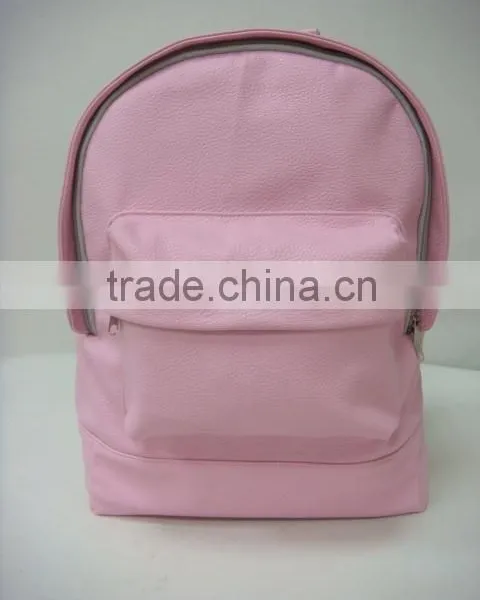 2015 hot fashion PU leather backpack / travel bag