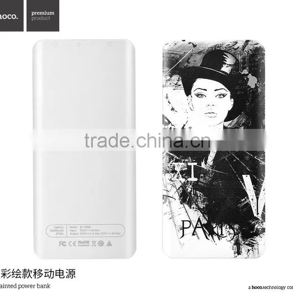 HOCO B1 Painted 10000mAh Power Bank for IPhone 6s Samsung S7 Universal Double USB Quick Charging 2.1A External Battery MT-5733 photo-5