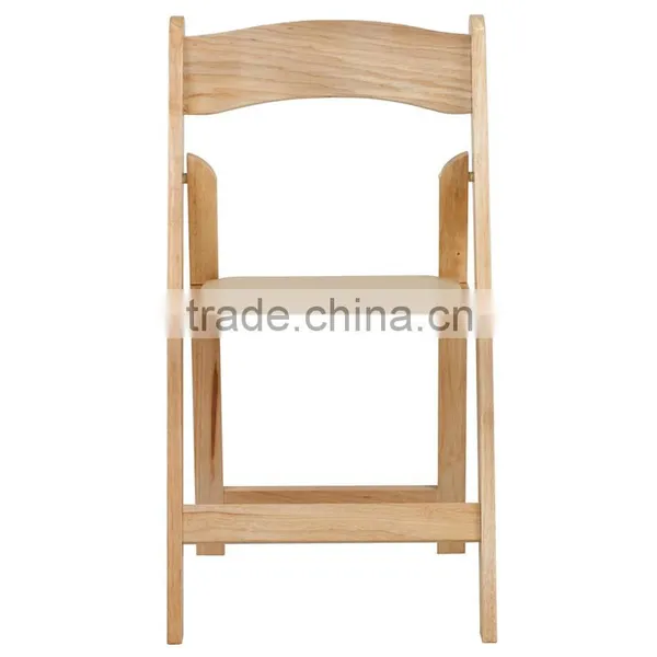Solid Birch Wood Made Hotel Banquet Chair/wooden Beach Chair photo-3