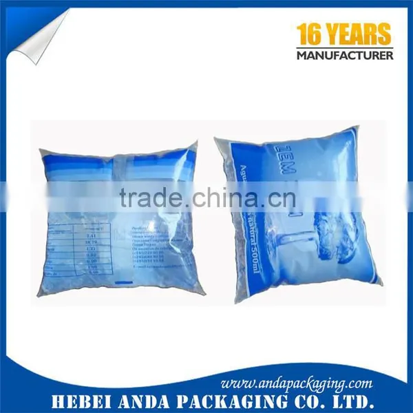 500 ml Water Bag /pure Water Sachet 500ml / Drinking Water in Plastic Bag photo-2