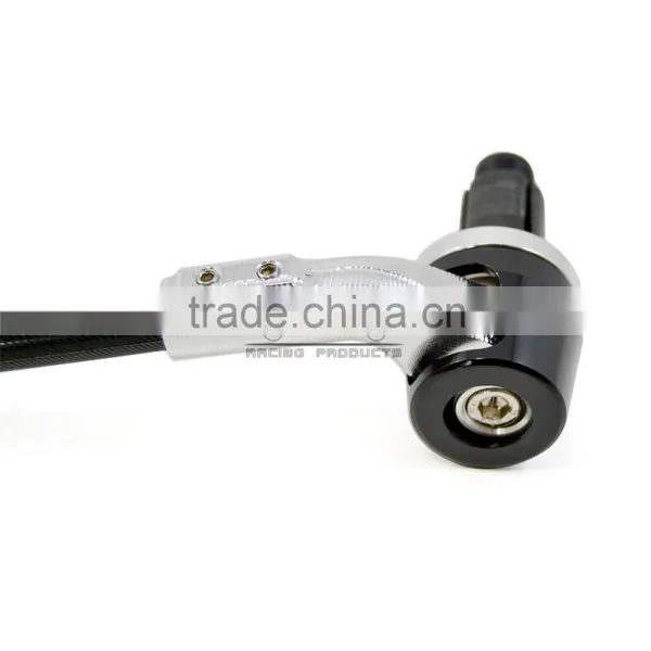 BJ-LG-003 Top Sale Silver Bent Style 7/8" 22mm CNC Motorcycle Brake Lever Guard Protectors photo-5