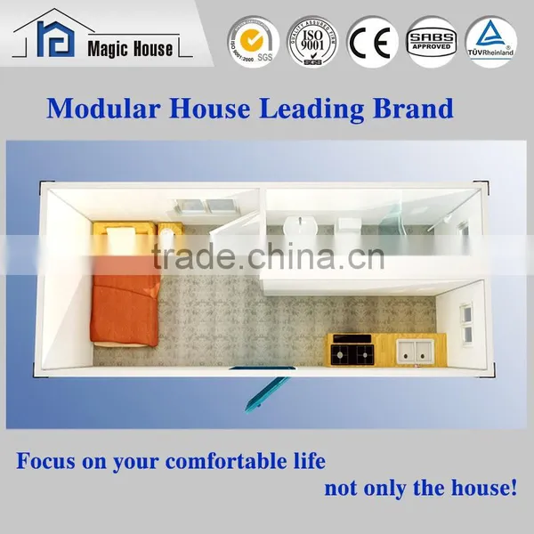 Labor Accommodation Container Mobile Prefab Mobile Living Box House Sales photo-2