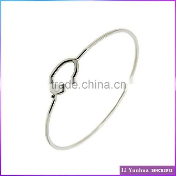 Stainless steel 2mm wire bangle adjustable wire bangle steel,gold,rose gold pvd acceptable