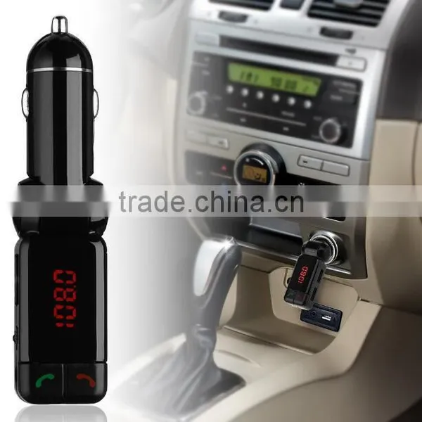 Hot Sale Wireless LCD Bluetooth 12V MP3 Player Dual USB Charger Handsfree FM Transmitter Car Kit photo-6