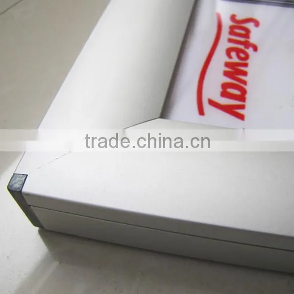 Edgelight AF19 Outdoor Led Light Packaging Box Slim Aluminous Frame Standing Aluminum Frame Light Box For Displaying photo-3