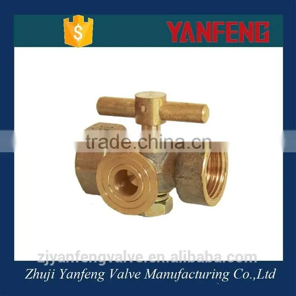 Brass Three Way Cock for Pressure Gage