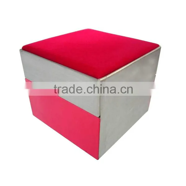 Custom Pink Velvet Paper Watch Git Case For Women. photo-4
