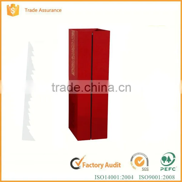 China Supplier 2016 Fashion Luxury Custom Single Paper Wine Box photo-2
