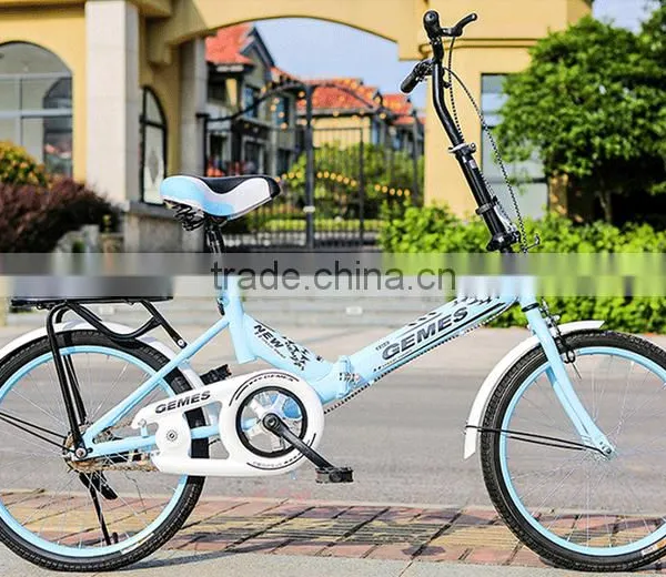 20 Inch High Quality Aluminum Alloy Folding Bike / Single Speed Folded Bicycle photo-3