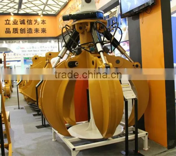 SF Excavator Orange Peel Grab / Hydraulic Rotary Orange Peel Grapple / Excavator Pars photo-6