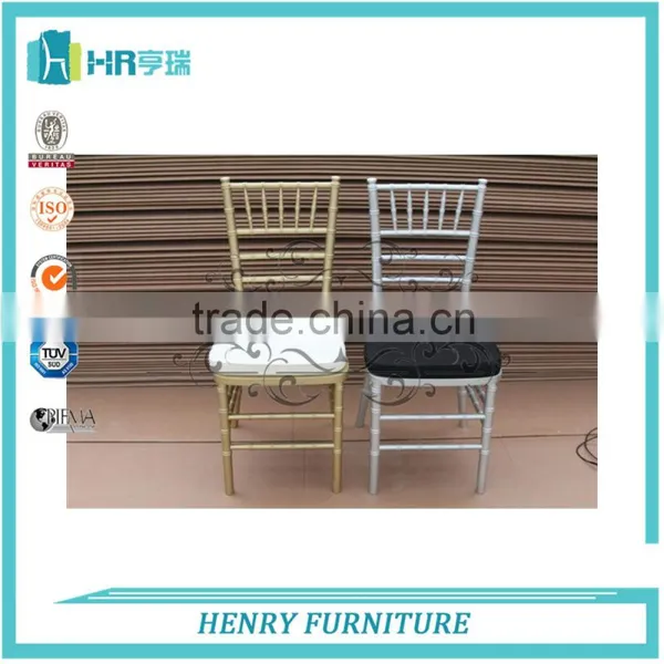Soft Cushion Stackable Wooden Chiavari Chair