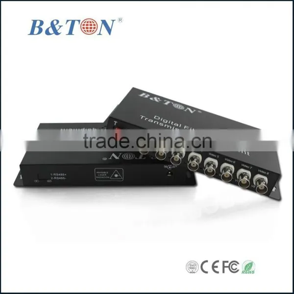 8 Channels Fiber Optical Converter Audio Video photo-2