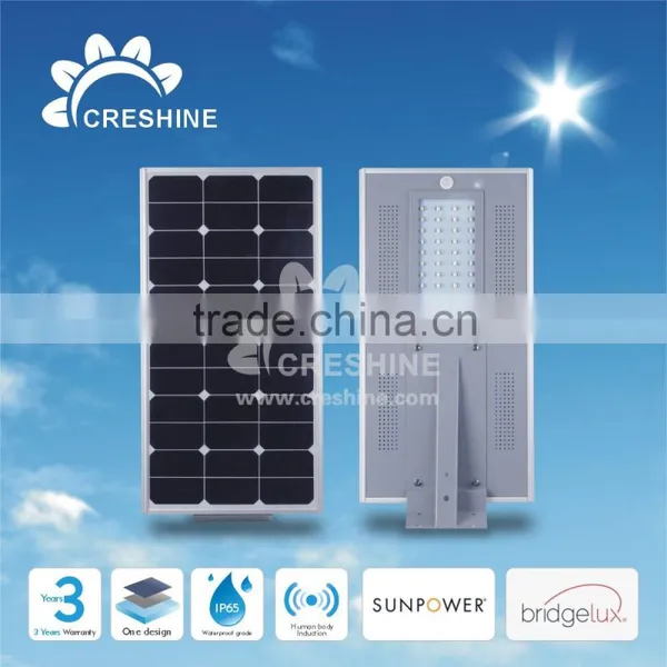 Aluminum Alloy LED Integrated Solar Street Lamps With Li-fe Battery photo-2