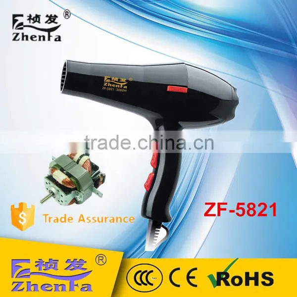 2000W Super Power Professional Hair Dryer With AC Motor ZF-5821