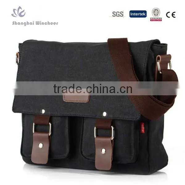 2015 Fashion Canvas Casual Shoulder Long Strap Bag for Make in China photo-6