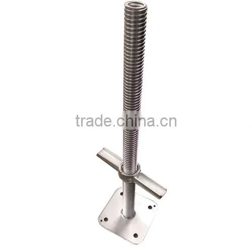 Q235 Adjustable Galvanized Scaffolding Screw Jack Base for Construction